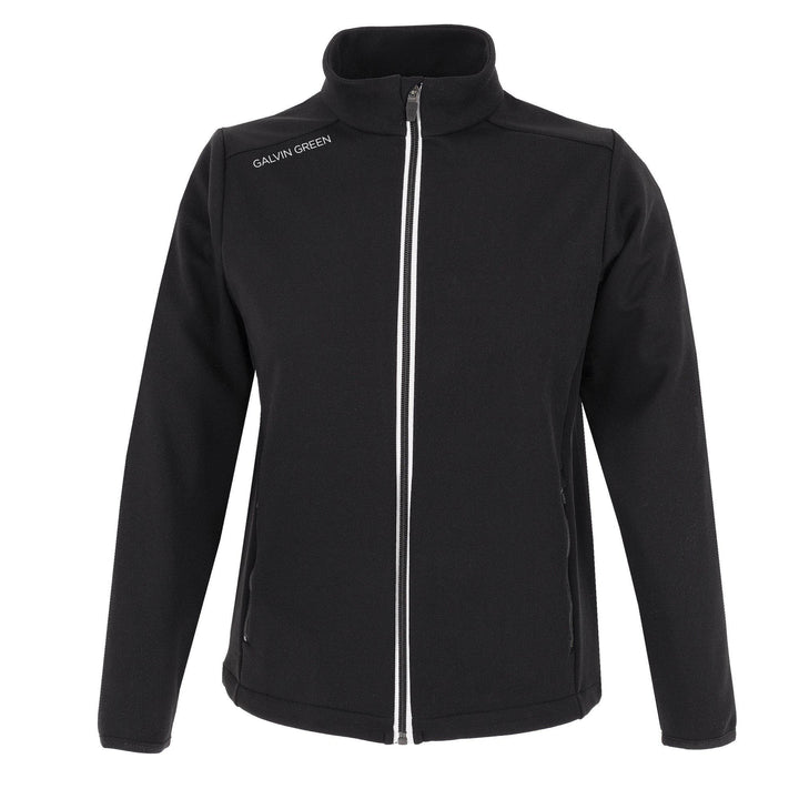 Ridley is a Windproof and water repellent golf jacket for Juniors in the color Black(1)