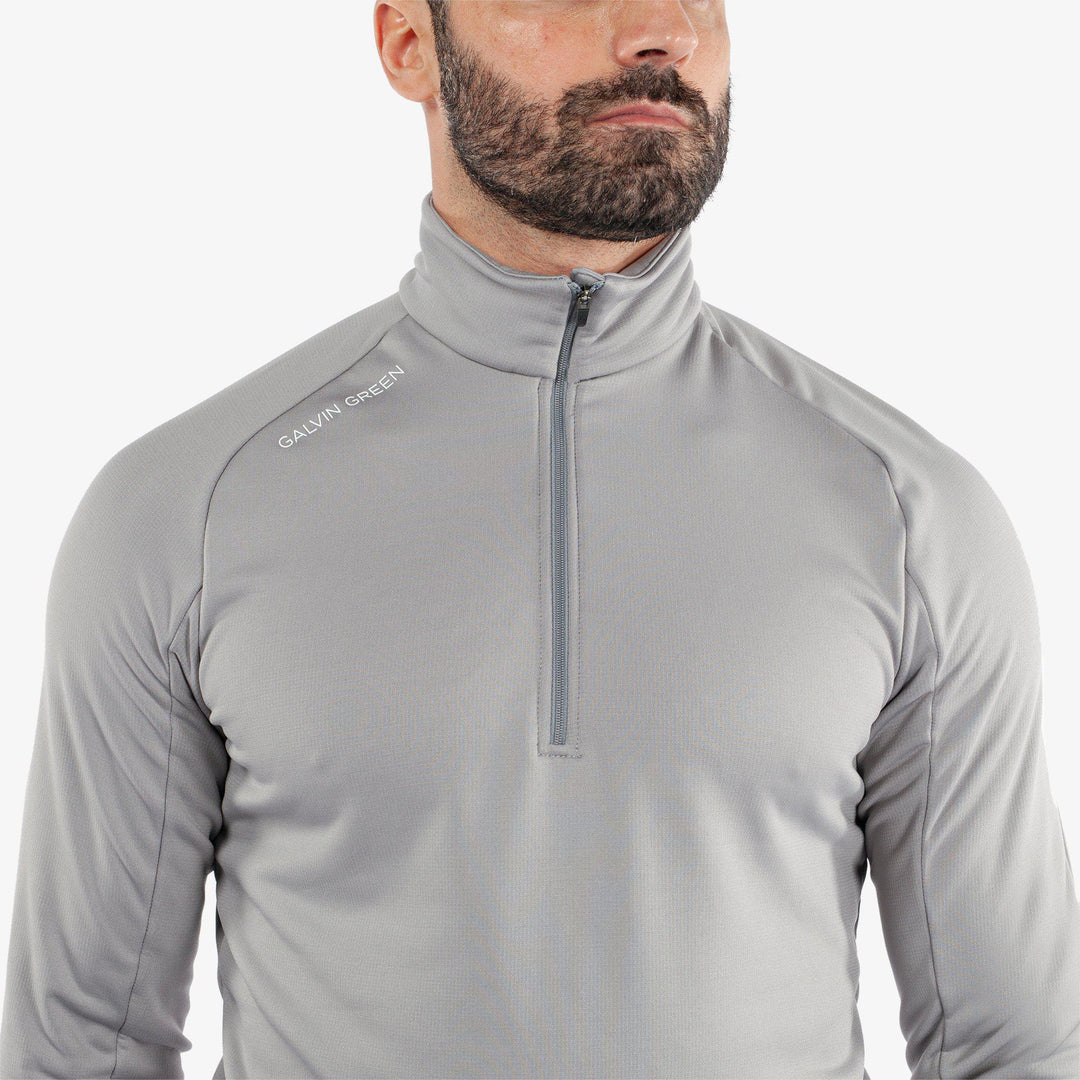 Drake is a Insulating golf mid layer for Men in the color Sharkskin(3)