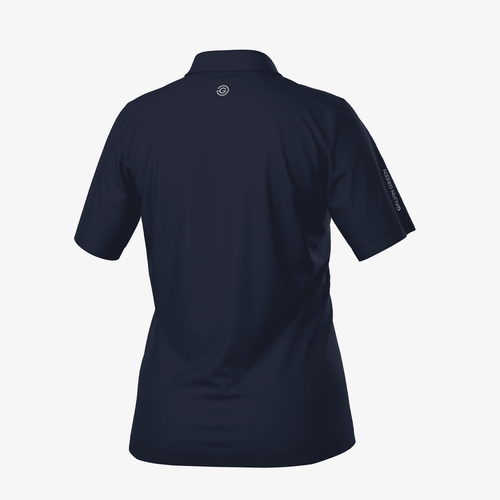 Melody is a Breathable short sleeve golf shirt for Women in the color Navy(7)