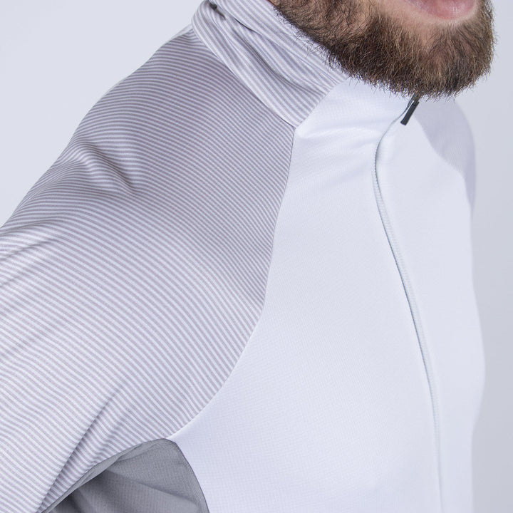 Dominic is a Insulating mid golf layer for Men in the color White(3)