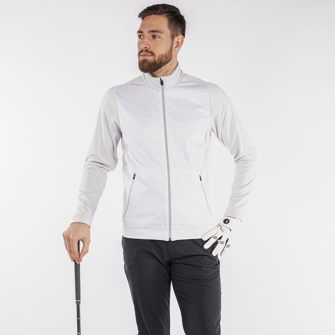 Dane is a Insulating golf mid layer for Men in the color White(1)