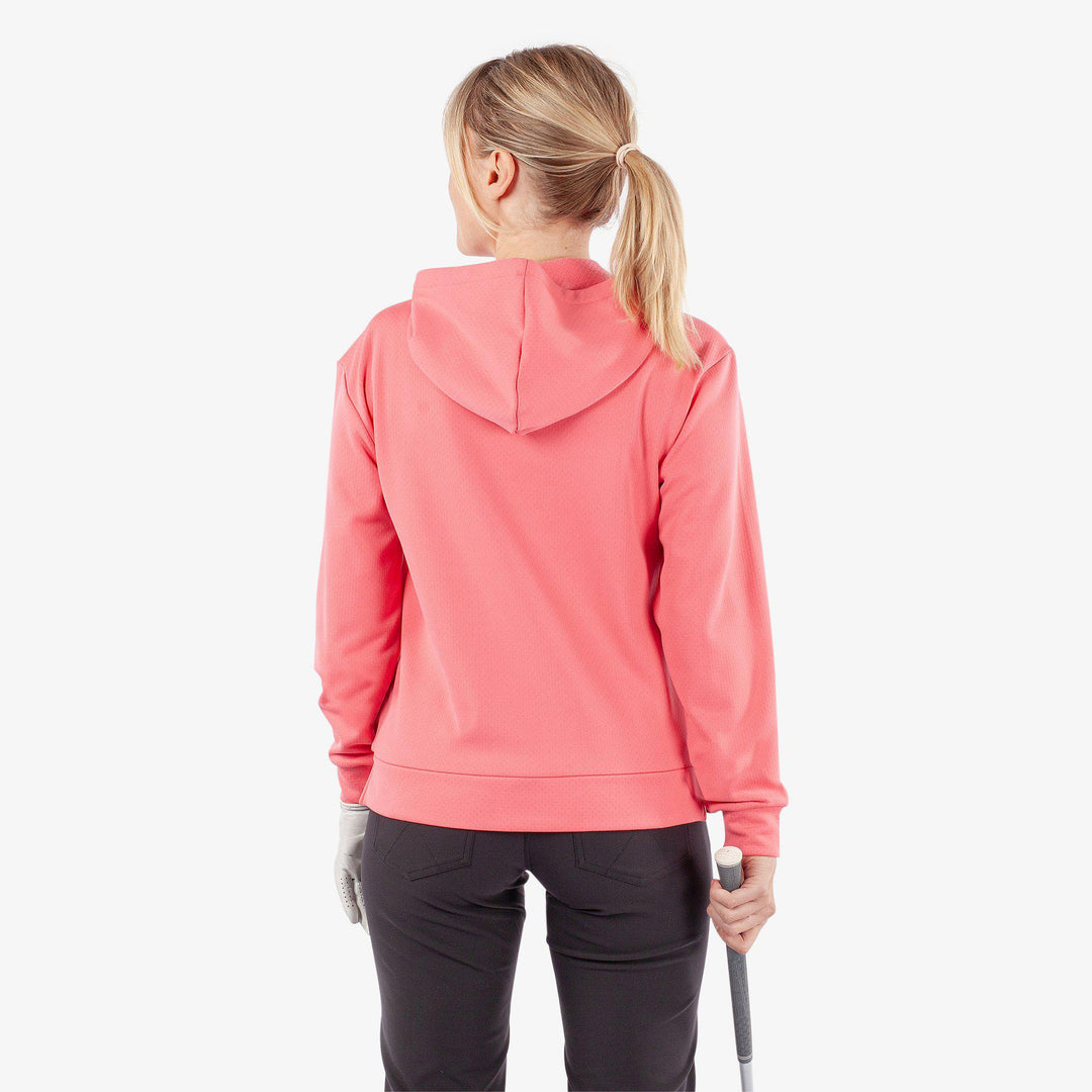 Denise is a Insulating golf sweatshirt for Women in the color Camelia Rose(4)