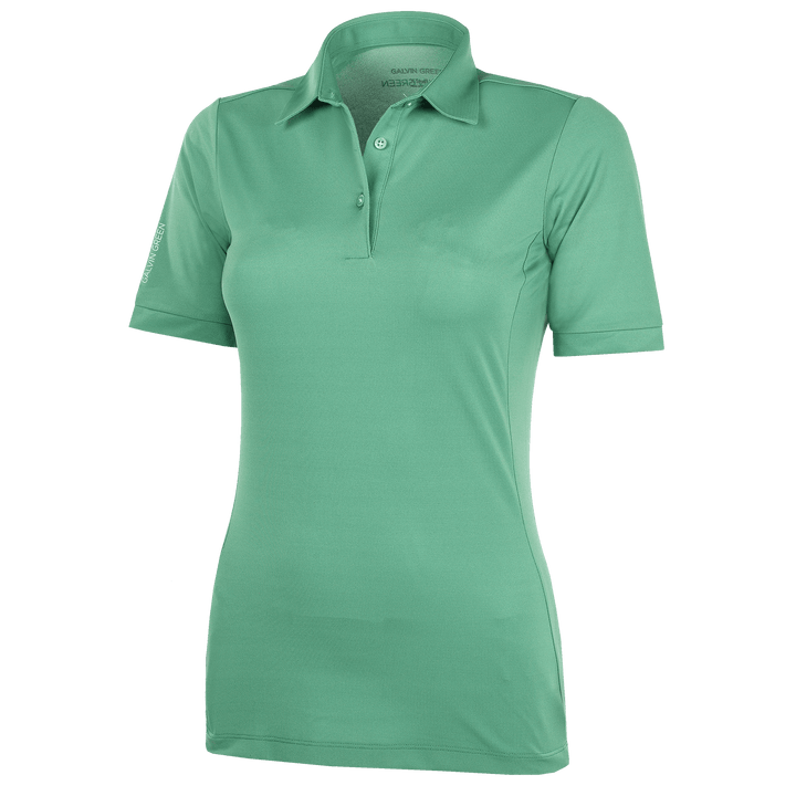 Melody is a Breathable short sleeve shirt for Women in the color Golf Green(0)