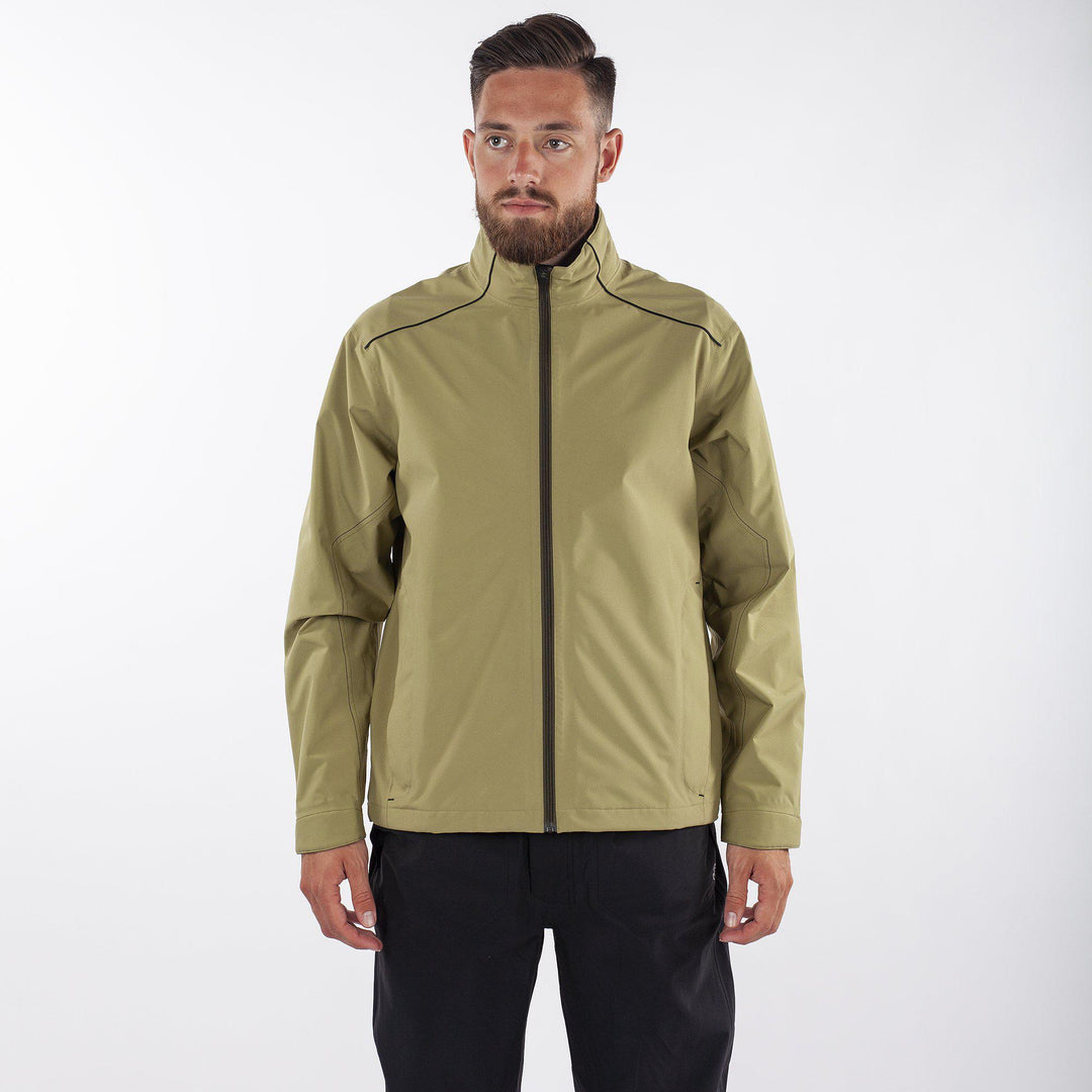 Alec is a Waterproof golf jacket for Men in the color Green base(1)