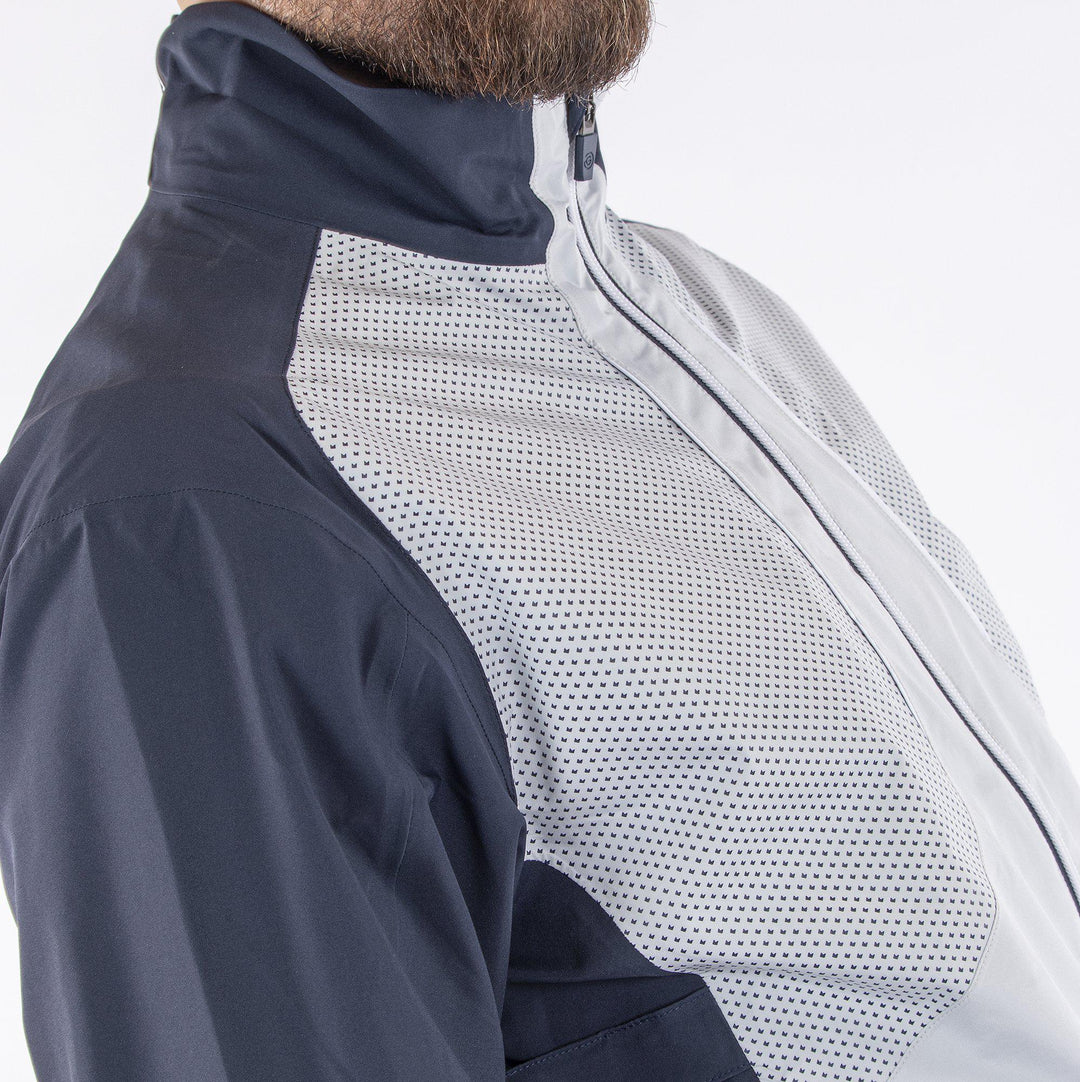 Albert is a Waterproof golf jacket for Men in the color Cool Grey(3)