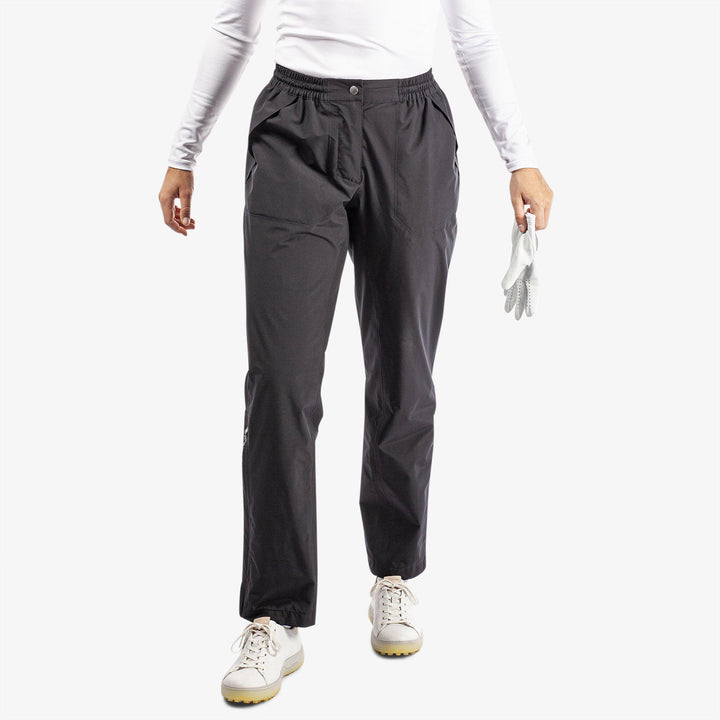 Anna is a Waterproof golf pants for Women in the color Black(1)