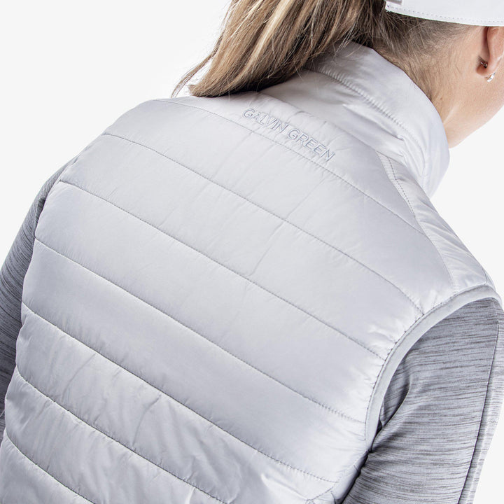 Lene is a Windproof and water repellent golf vest for Women in the color Cool Grey(6)
