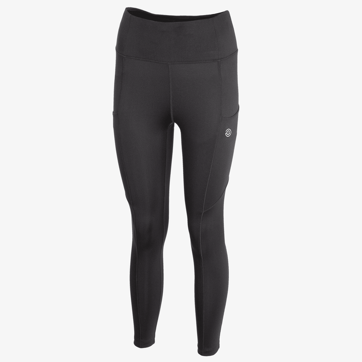 Nicoline is a Breathable and stretchy golf leggings for Women in the color Black(0)