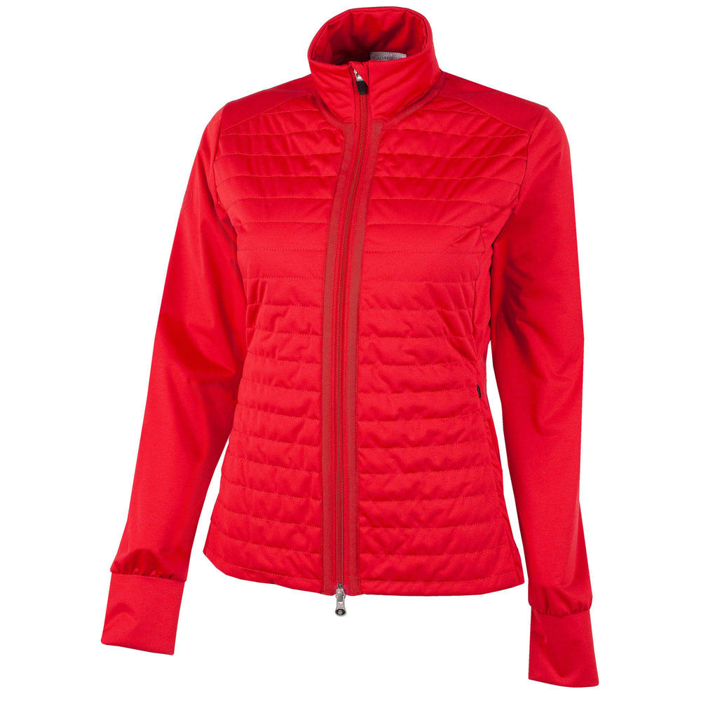 Lorene is a Windproof and water repellent golf jacket for Women in the color Red(0)