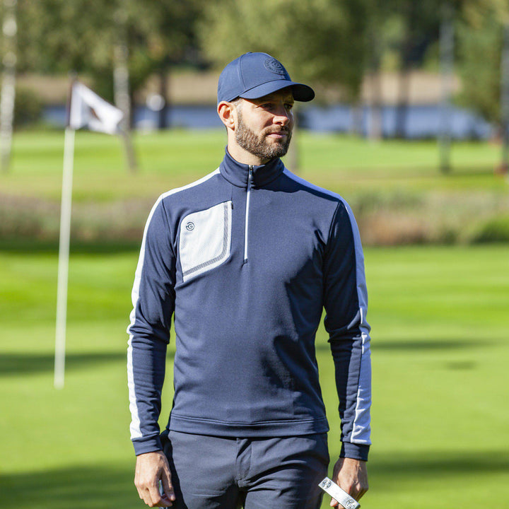 Dwight is a Insulating golf mid layer for Men in the color Navy(5)