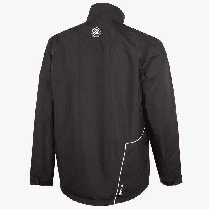 Axley is a Waterproof golf jacket for Men in the color Black/Sharkskin(9)