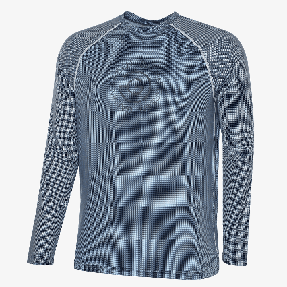 Enzo is a UV protection golf top for Men in the color Navy/Blue(0)