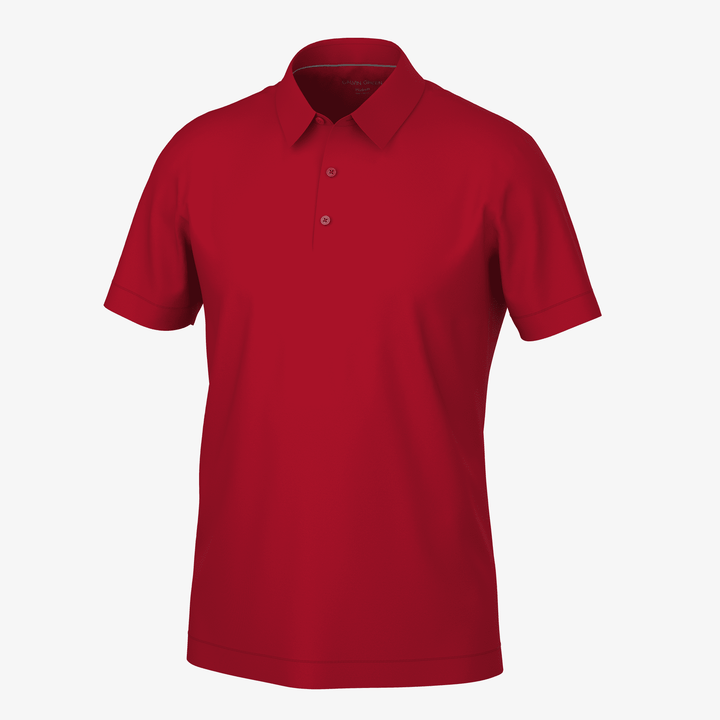 Marcelo is a Breathable short sleeve golf shirt for Men in the color Red(0)