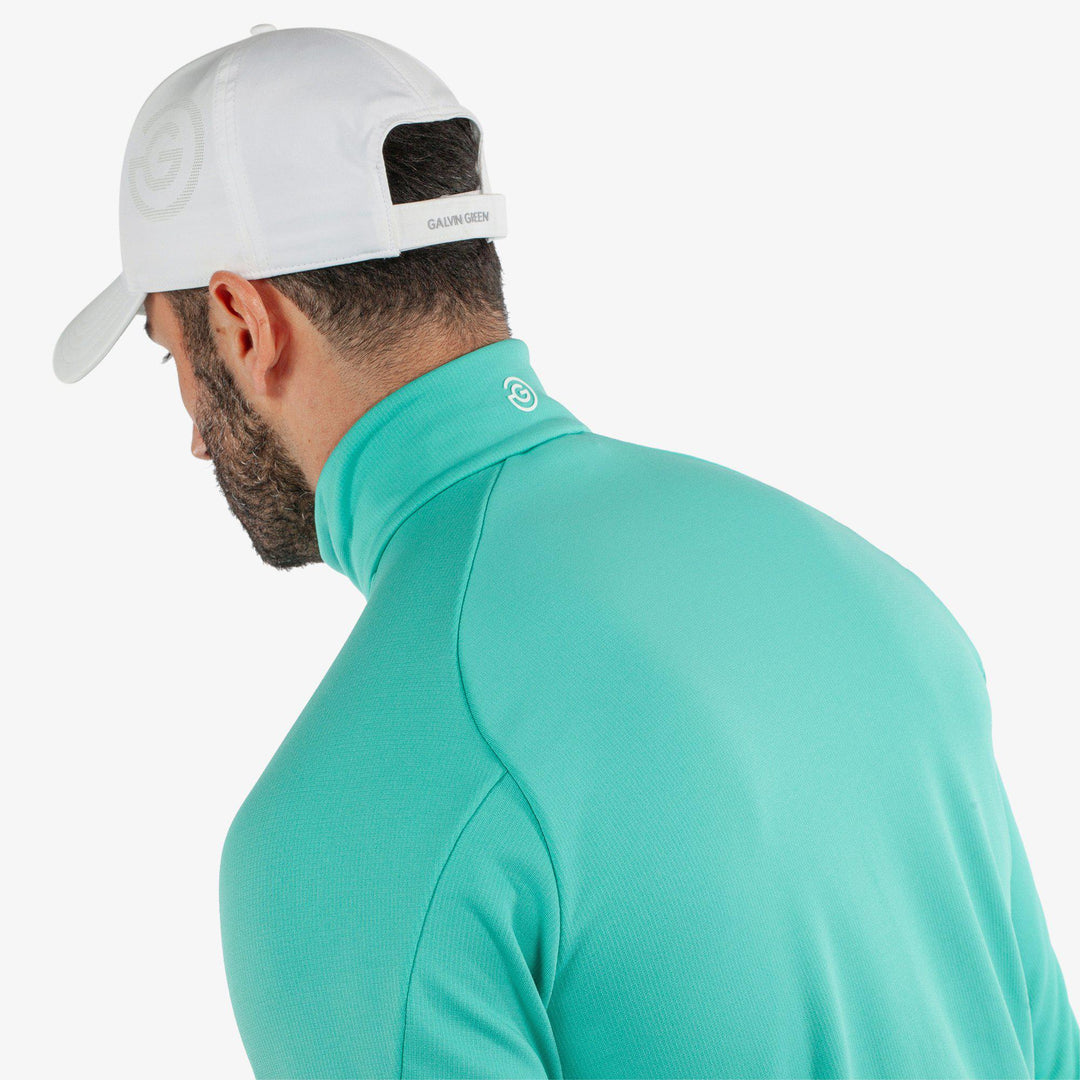 Drake is a Insulating golf mid layer for Men in the color Atlantis Green(5)