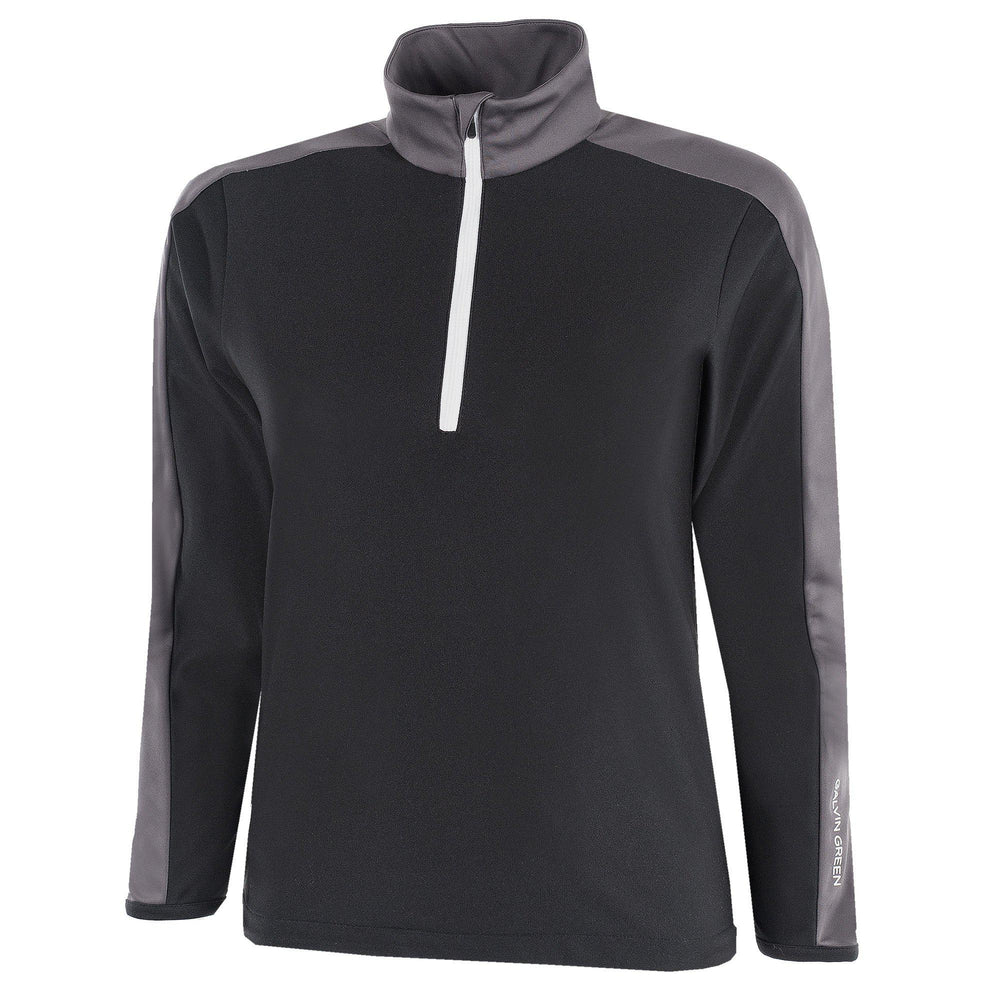 Roma is a Windproof and water repellent golf jacket for Juniors in the color Black(0)