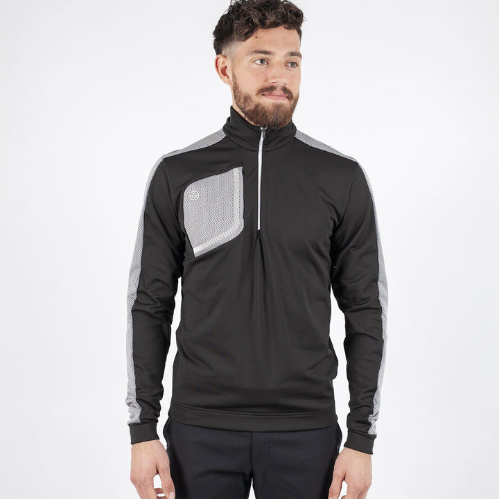 Dwight is a Insulating golf mid layer for Men in the color Black(1)