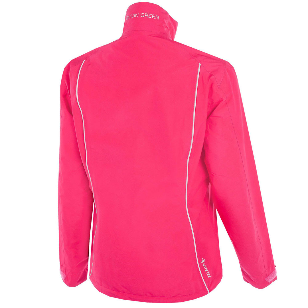 Anya is a Waterproof golf jacket for Women in the color Amazing Pink(9)