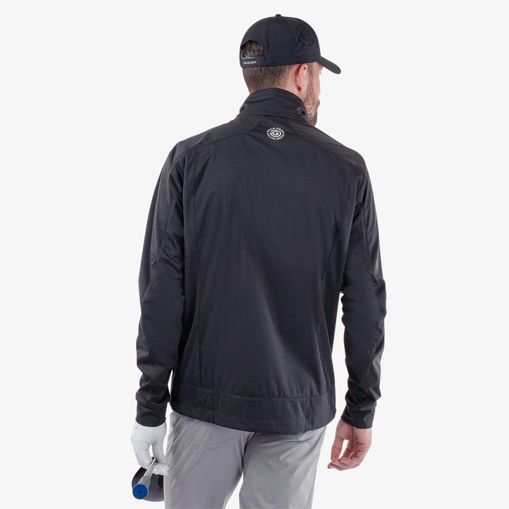 Lyndon is a Windproof and water repellent golf jacket for Men in the color Black(6)