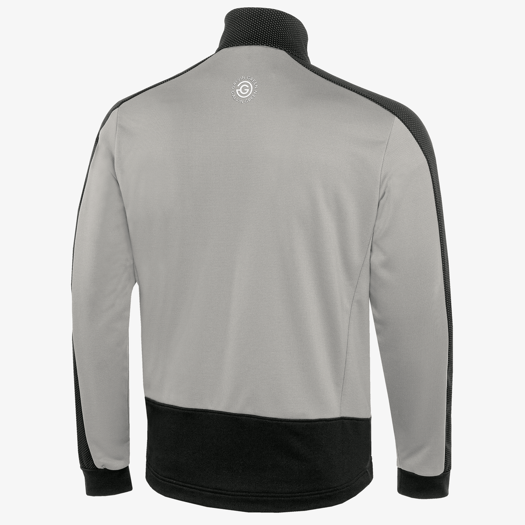 Dawson is a Insulating golf mid layer for Men in the color Sharkskin/Black(8)