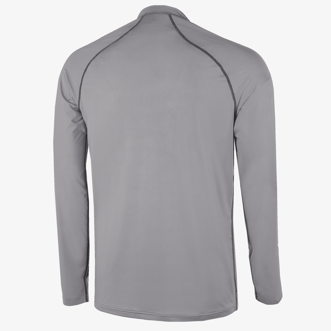 Enzo is a UV protection golf top for Men in the color Sharkskin/Granite Grey(7)