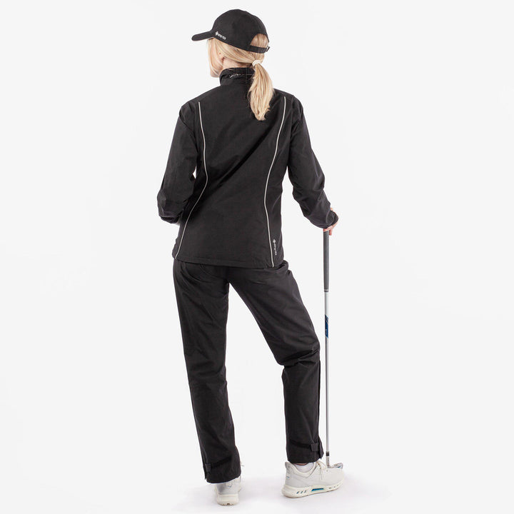 Anya is a Waterproof golf jacket for Women in the color Black(7)