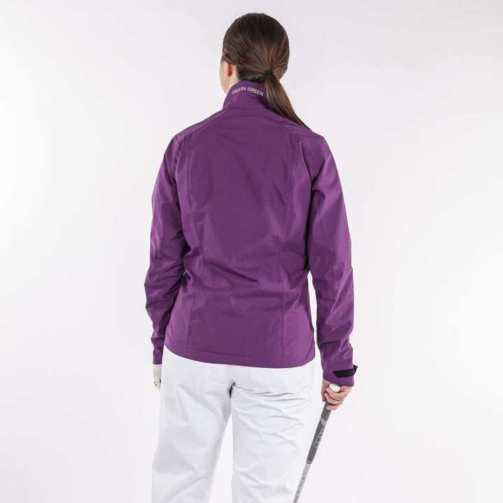 Arissa is a Waterproof golf jacket for Women in the color Imaginary Pink(6)