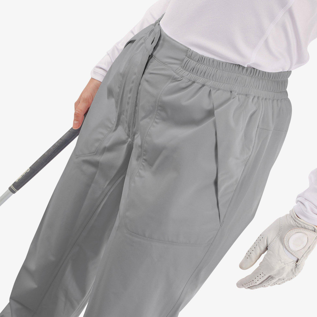 Angie is a Waterproof golf pants for Women in the color Cool Grey(3)