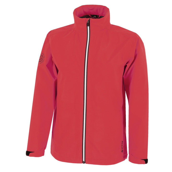 River is a Waterproof golf jacket for Juniors in the color Fantastic Black(1)