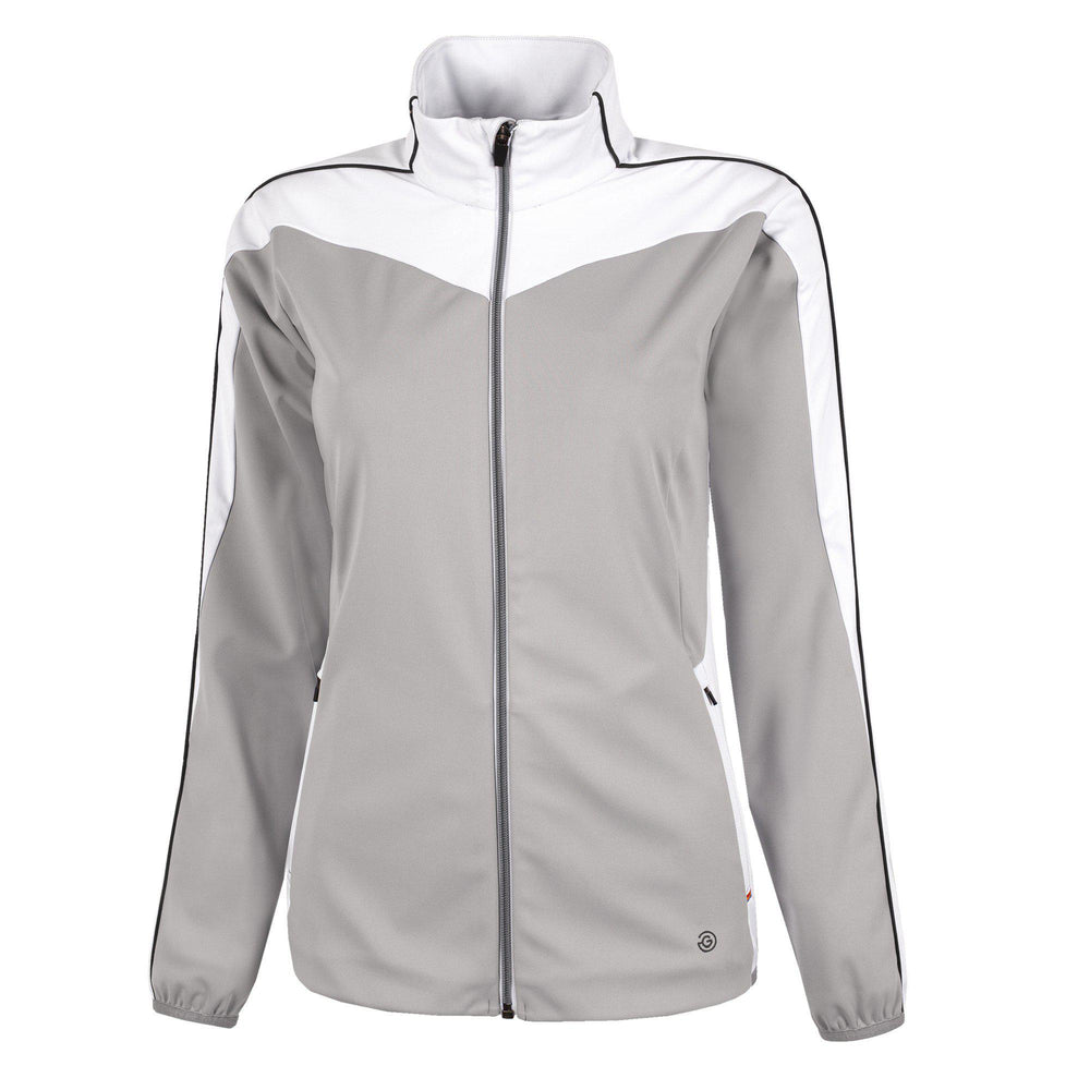 Leslie is a Windproof and water repellent golf jacket for Women in the color Forged Iron(0)