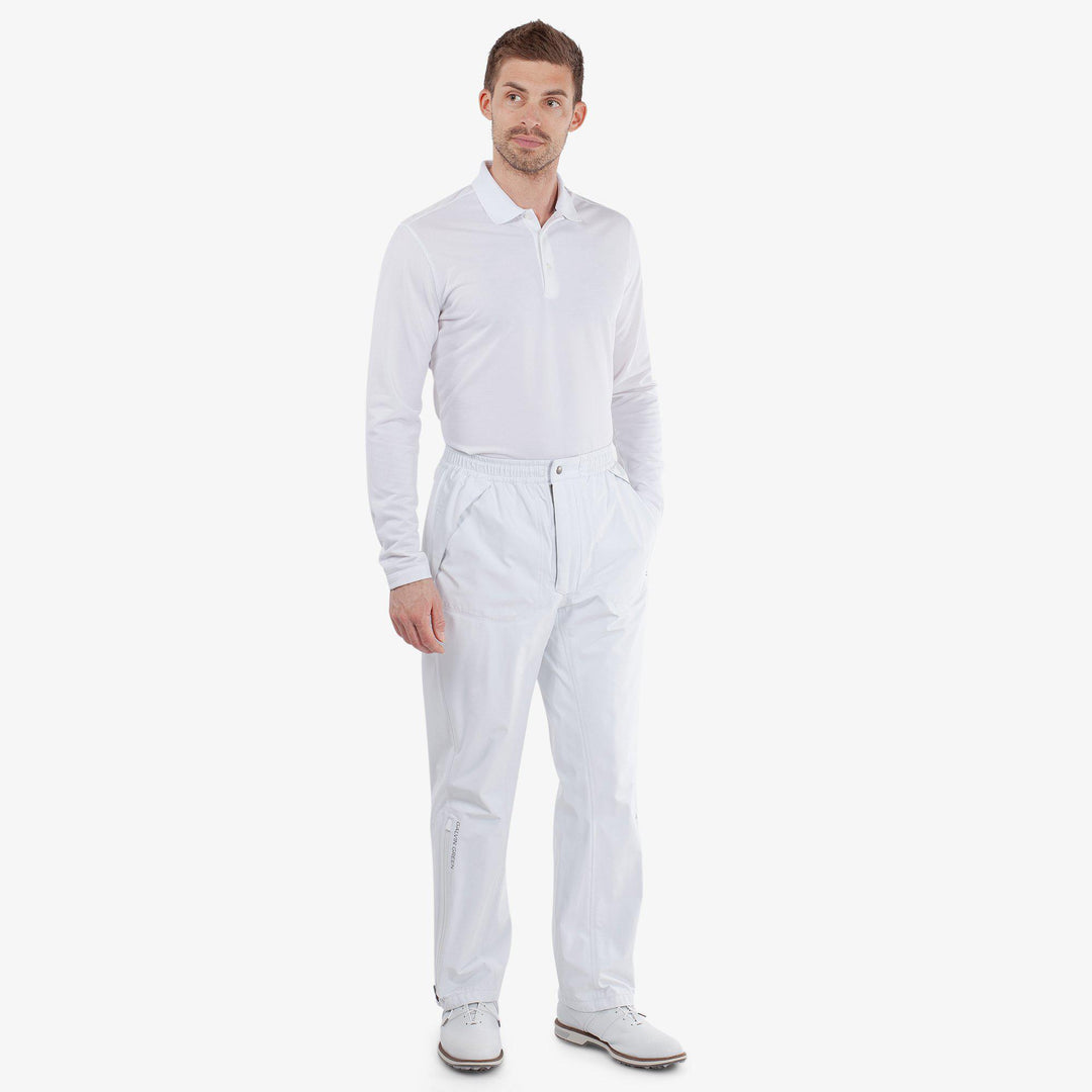 Arthur is a Waterproof golf pants for Men in the color White(2)