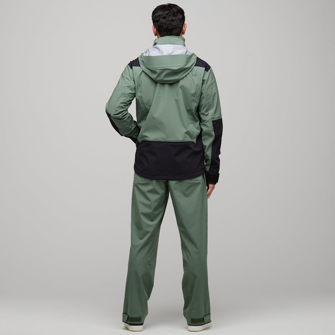 Adrian is a Waterproof golf pants for Men in the color Duck Green(7)