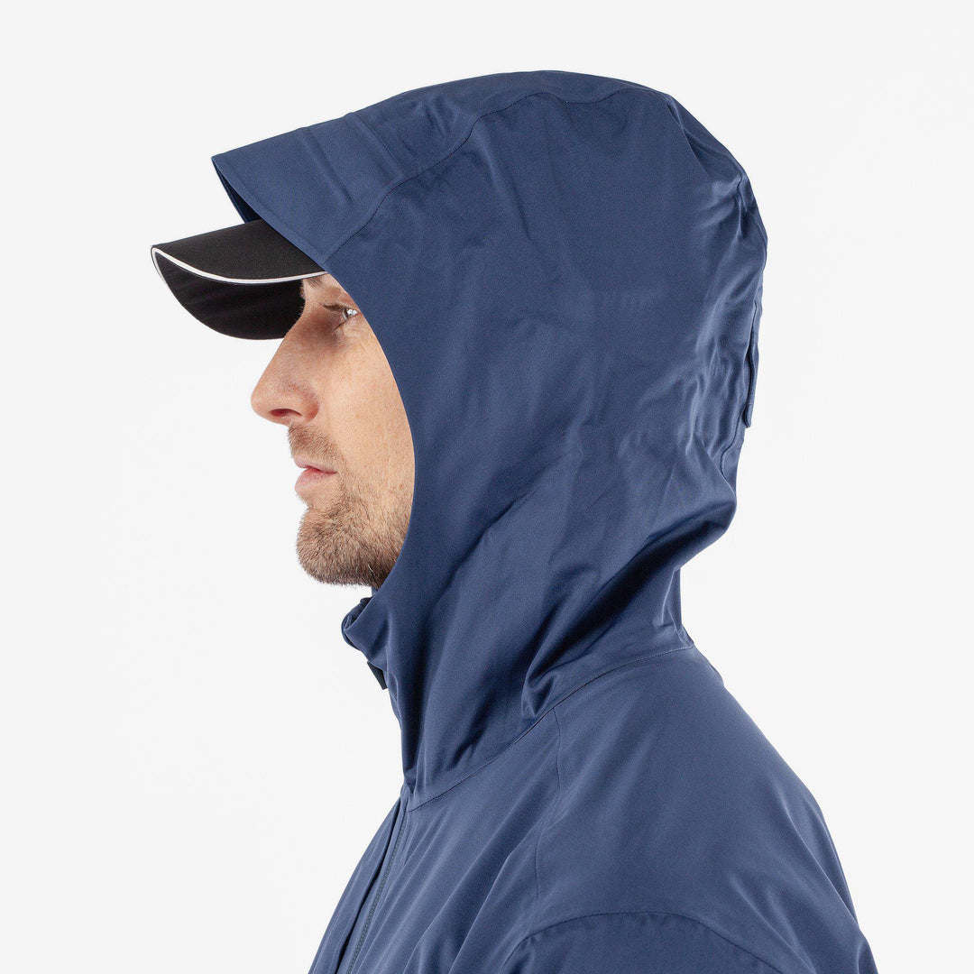 Amos is a Waterproof golf jacket for Men in the color Blue(6)