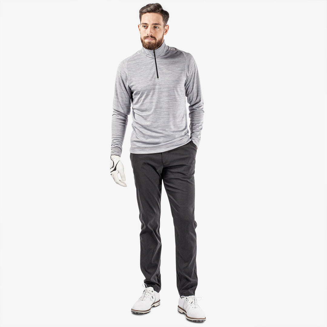 Dixon is a Insulating golf mid layer for Men in the color Light Grey(2)