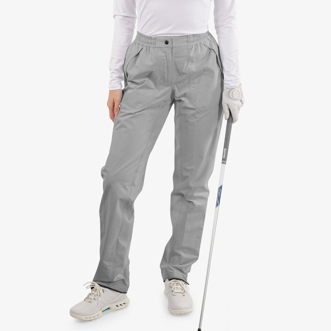 Angie is a Waterproof golf pants for Women in the color Cool Grey(1)