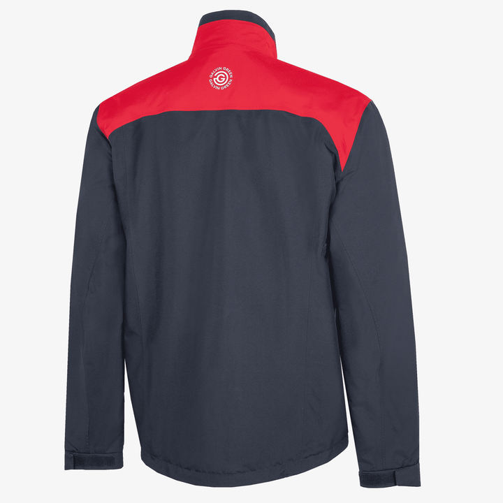 Anton is a Waterproof golf jacket for Men in the color Navy/Red(7)