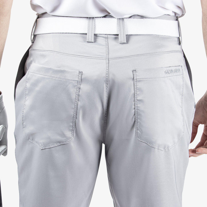 Percy is a Breathable golf shorts for Men in the color Light Grey(6)