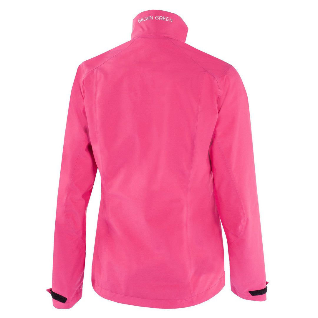 Arissa is a Waterproof golf jacket for Women in the color Amazing Pink(9)