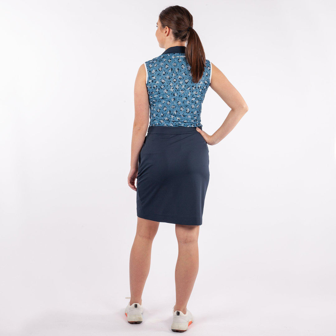 Mila is a Breathable sleeveless golf shirt for Women in the color Blue(5)