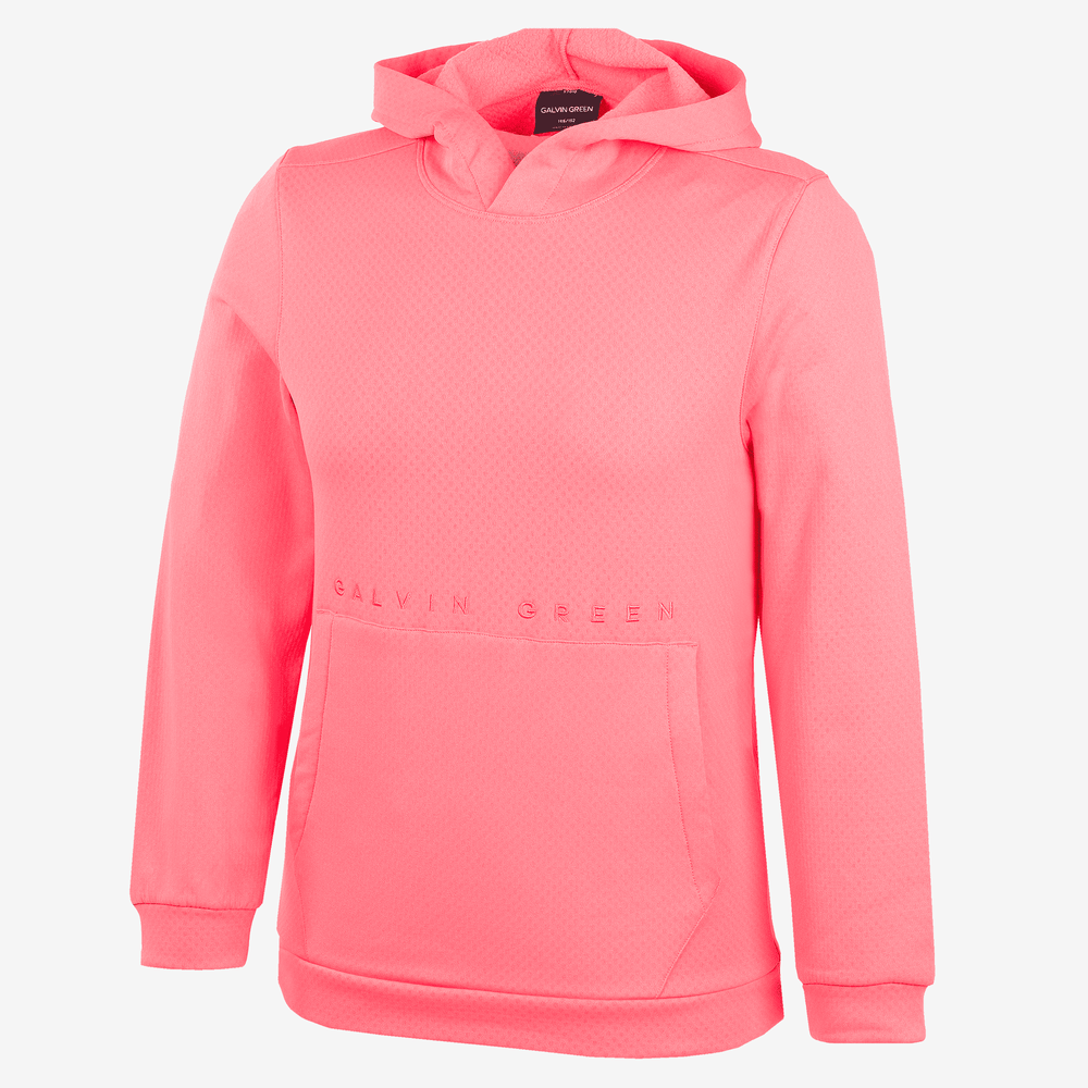 Rico is a Insulating golf sweatshirt for Juniors in the color Camelia Rose(0)