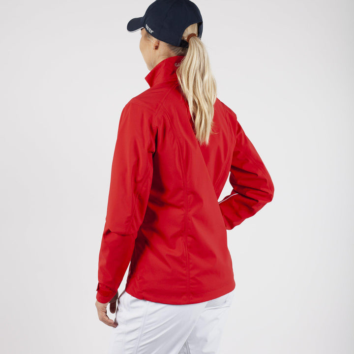 Arissa is a Waterproof golf jacket for Women in the color Red(5)