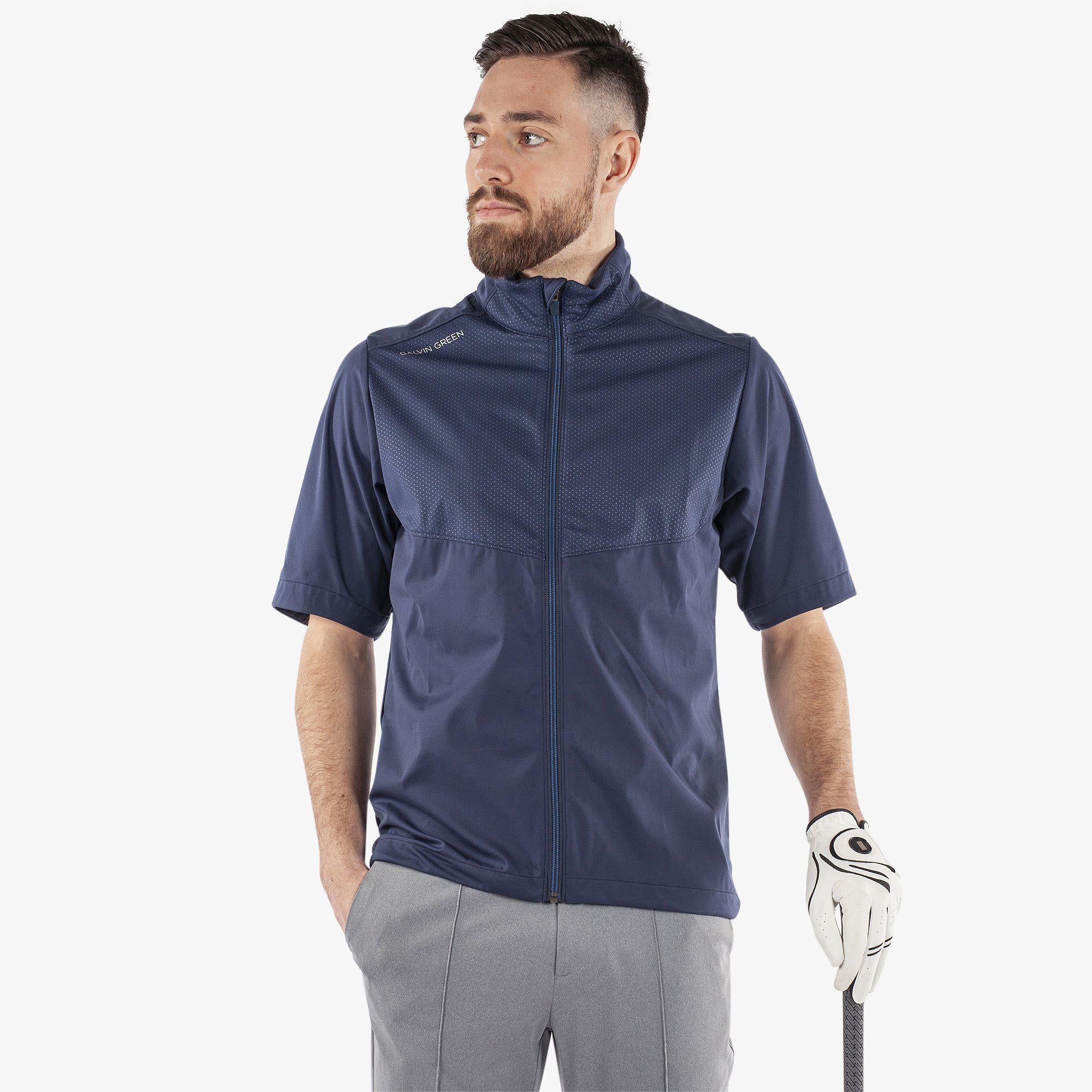 Short sleeve windproof golf jacket online