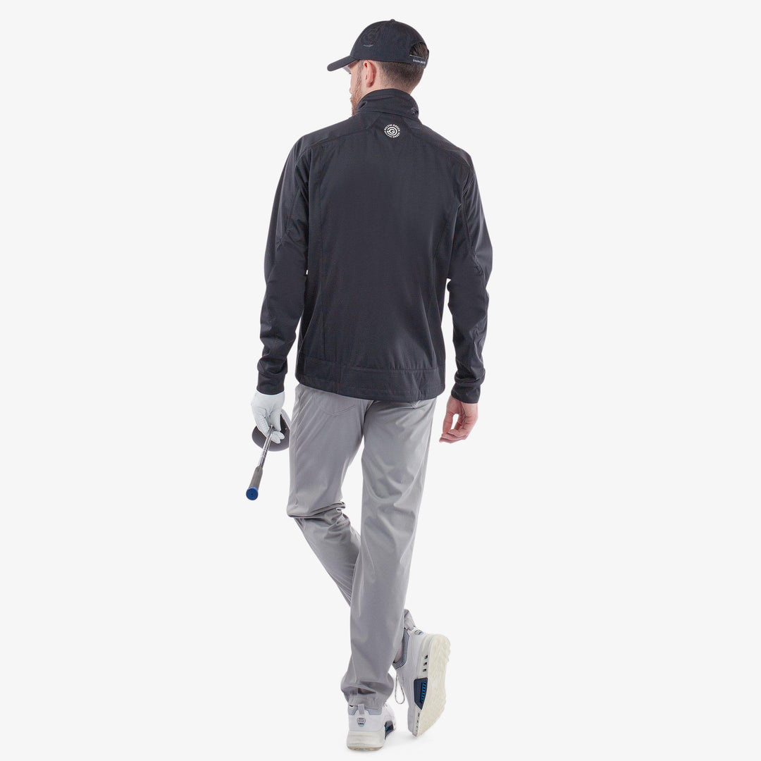 Lyndon is a Windproof and water repellent golf jacket for Men in the color Black(9)