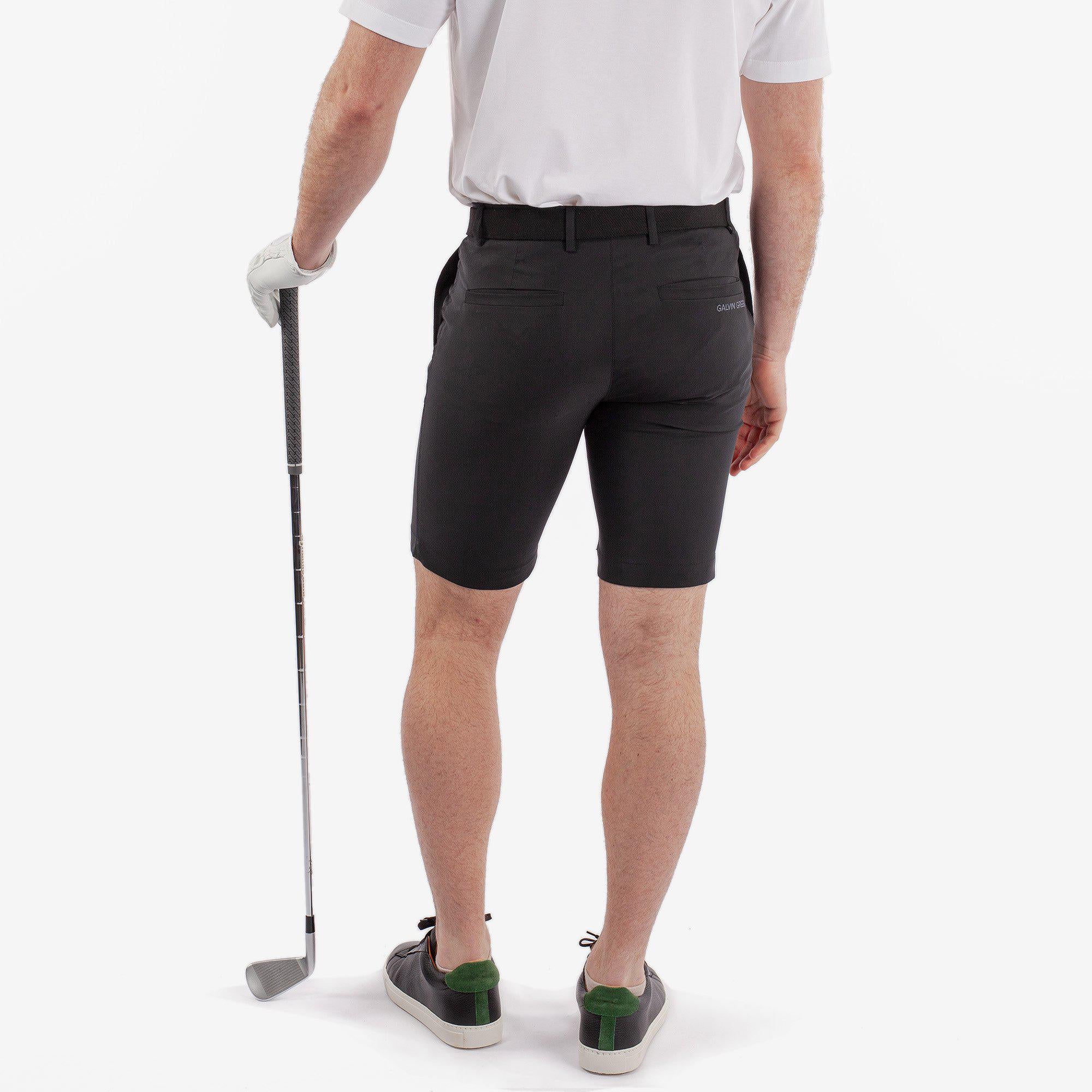 Paul Breathable golf shorts Black Galvin Green