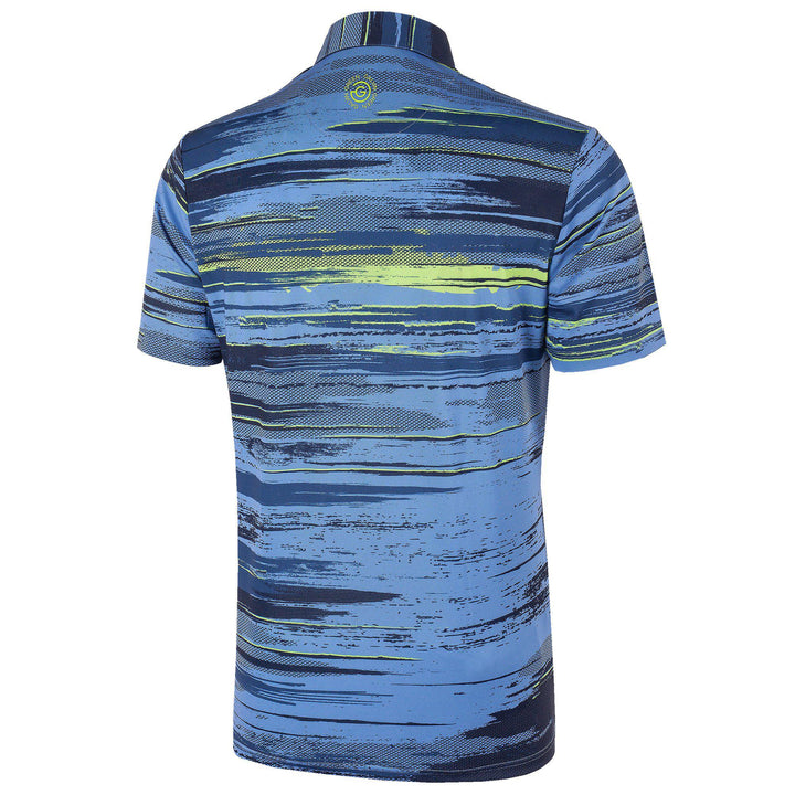Mathew is a Breathable short sleeve golf shirt for Men in the color Navy(7)