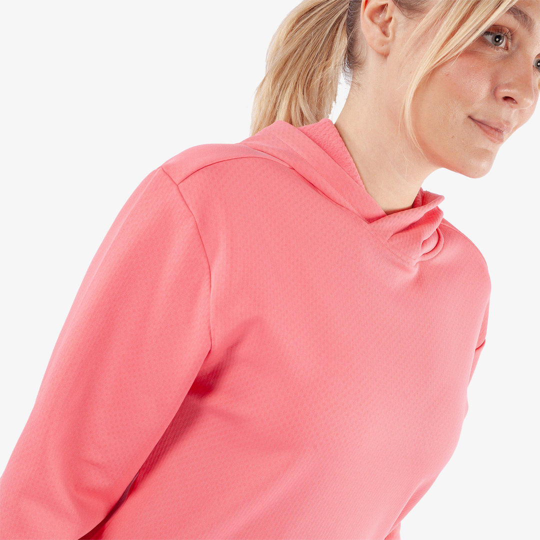 Denise is a Insulating golf sweatshirt for Women in the color Camelia Rose(3)