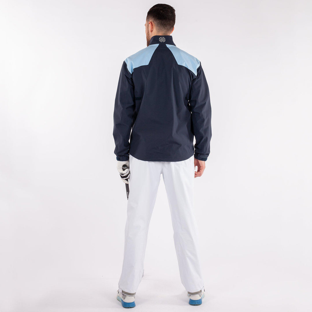 Armstrong is a Waterproof golf jacket for Men in the color Blue Bell(4)