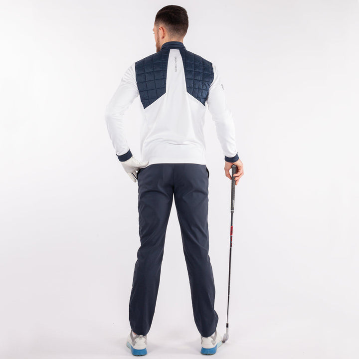 Damian is a Insulating golf mid layer for Men in the color White(6)