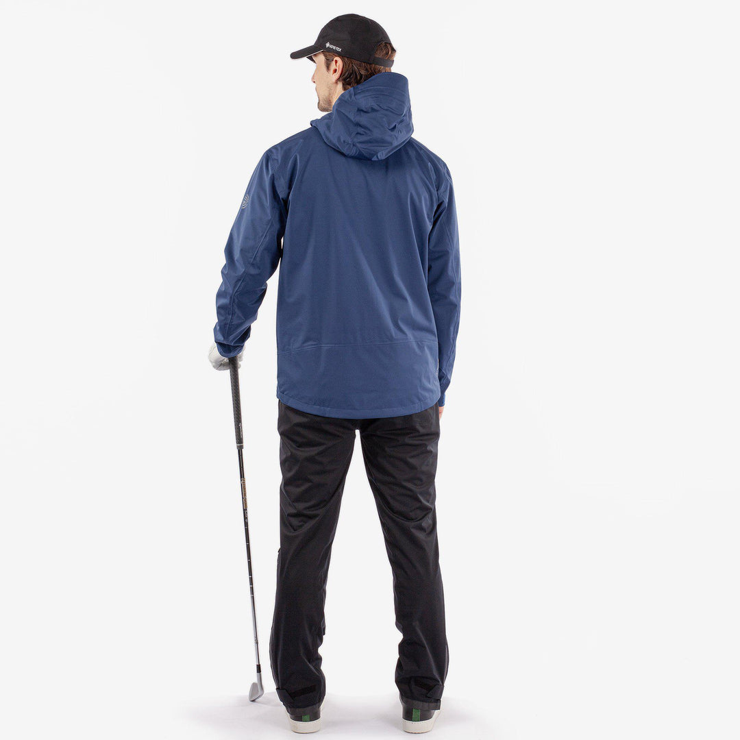 Amos is a Waterproof golf jacket for Men in the color Blue(10)