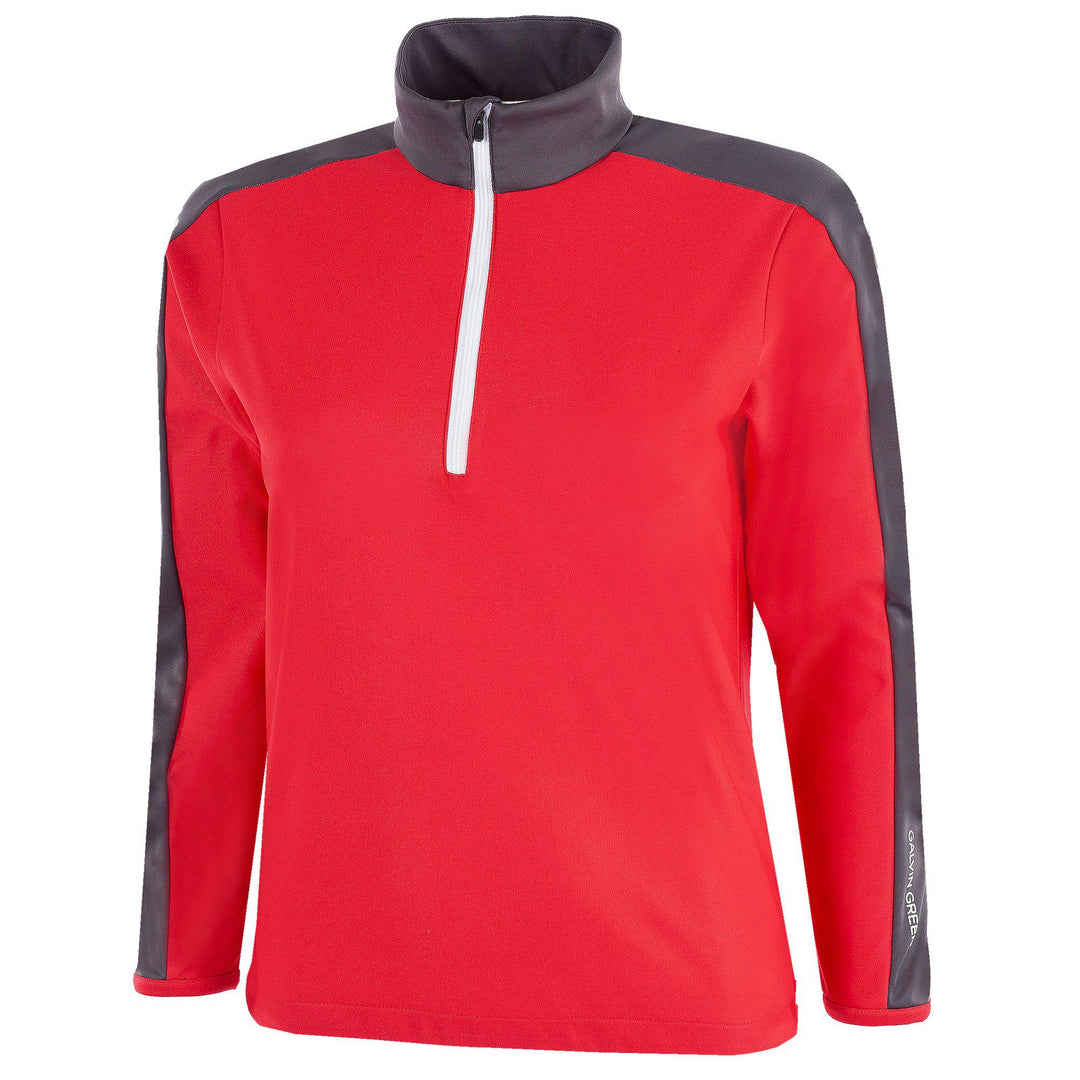 Roma is a Windproof and water repellent golf jacket for Juniors in the color Red(0)