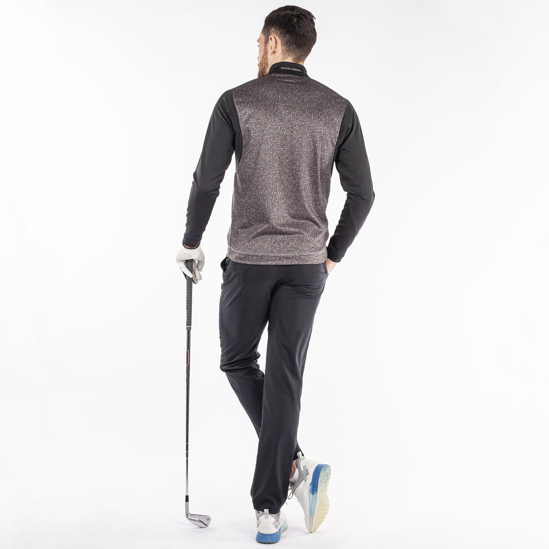 Dane is a Insulating golf mid layer for Men in the color Sharkskin(6)